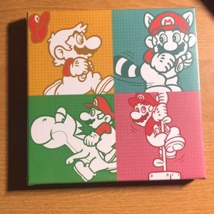 Retro Mario Canvas Art